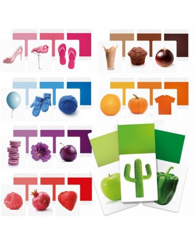 Carti flash educative Headu Montessori - Culori - 2