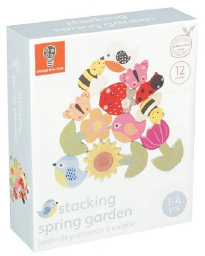 Set educațional Orange Tree Toys - Asamblarea unei grădini colorate - 1