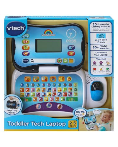Jucărie educativă Vtech - Laptop, albastru - 1