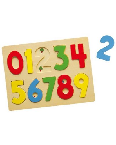 Puzzle educațional Viga - Numere - 2