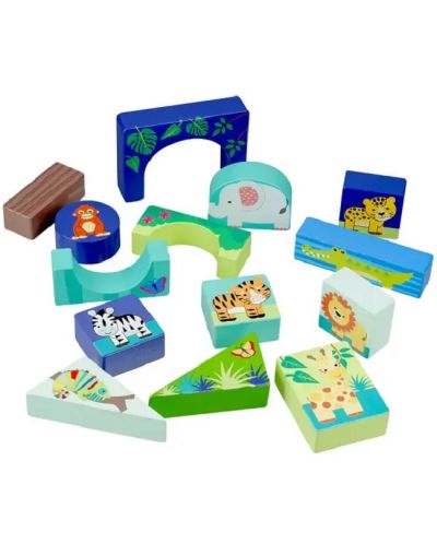 Puzzle educativ Montessori Orange Tree Toys - Jungle - 3