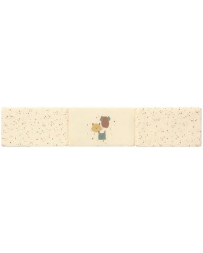 Protectie laterala pentru patut Baby Clic - Confetti, Ivory, 60 х 70 х 60 cm - 1
