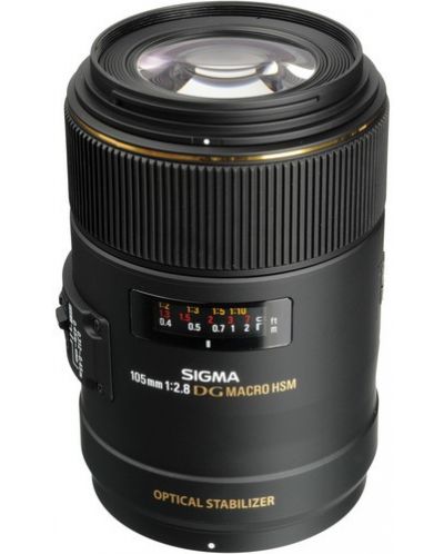 Obiectiv Sigma - 105mm, F2.8, EX DG OS HSM Macro, Nikon F - 1