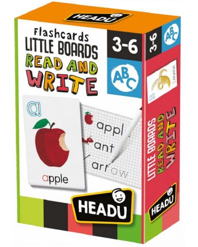 Carti flash educative Headu Montessori - Citeste si scrie - 1