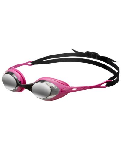 Ochelari de înot Arena - Cobra Mirror, roz/negru - 1