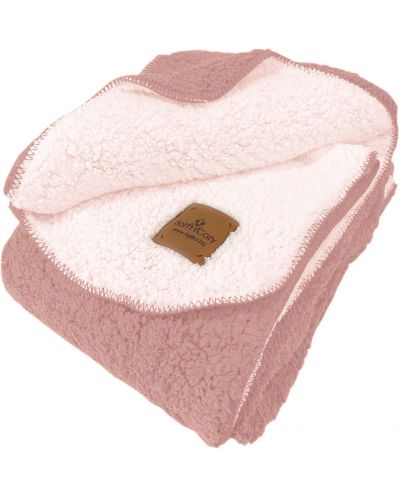 Pătură Aglika - Soft Cozy, 150 x 200 cm, roz/alb - 1