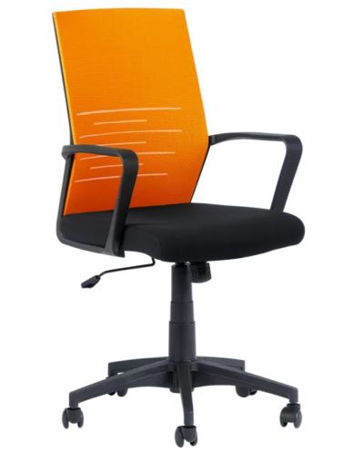 Scaun de birou Carmen - 7041, negru/portocaliu - 2