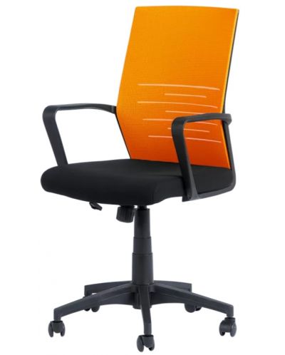 Scaun de birou Carmen - 7041, negru/portocaliu - 3