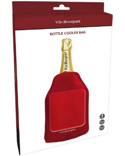 Răcitor de sticle cu gel Vin Bouquet - Roșu - 4