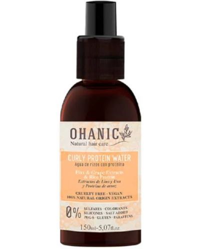 Ohanic Curly Method Apă proteică pentru hrănirea părului creț, 150 ml - 1