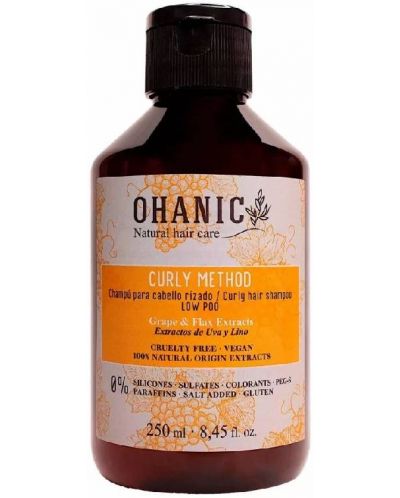 Ohanic Curly Method Șampon reparator pentru păr creț, 250 ml - 1