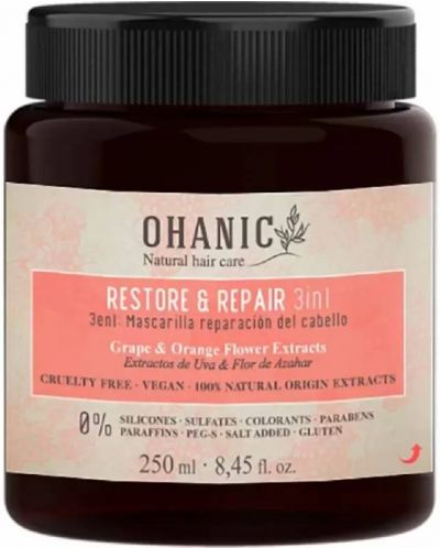 Ohanic Restore & Repair Masca reparatorie pentru păr uscat și deteriorat, 250 ml - 1