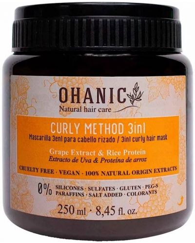 Ohanic Curly Method Masca reparatorie pentru păr creț, 250 ml - 1