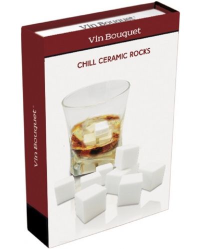 Răcitoare pentru băuturi Vin Bouquet - Ceramic Rocks, 9 buc - 4