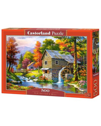 Puzzle Castorland de 500 piese - Vechea moara, Sung Kim - 1