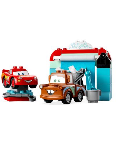 LEGO Duplo - Distracție la spălătoria de mașini cu McQueen și Matthew (10996) - 2