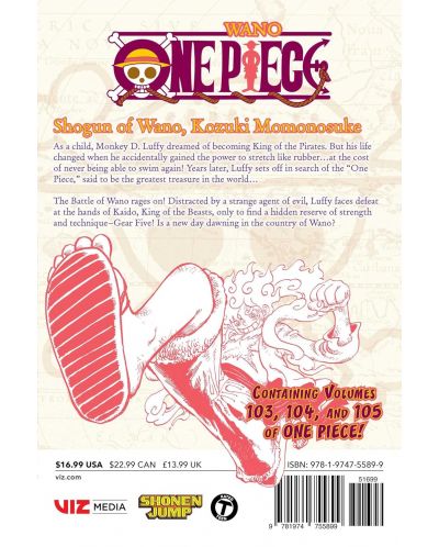 One Piece Omnibus, Vol. 35 (103-104-105) | Ozone.ro