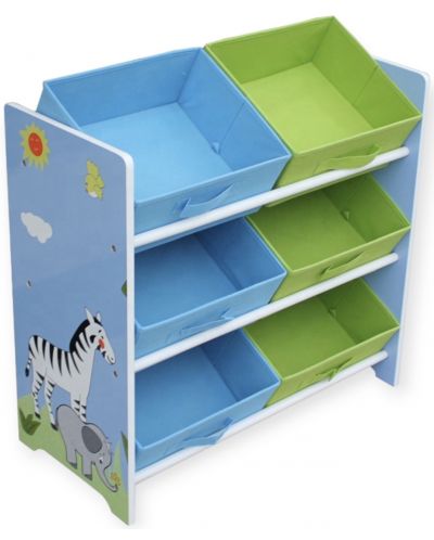 Organizator etajeră cu cutii de depozitare Ginger Home - Safari