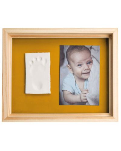 Imprimare Baby Art - Pure Frame, cadru Natural, cu argila organica - 2