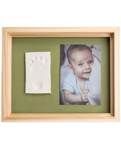 Imprimare Baby Art - Pure Frame, cadru Natural, cu argila organica - 1