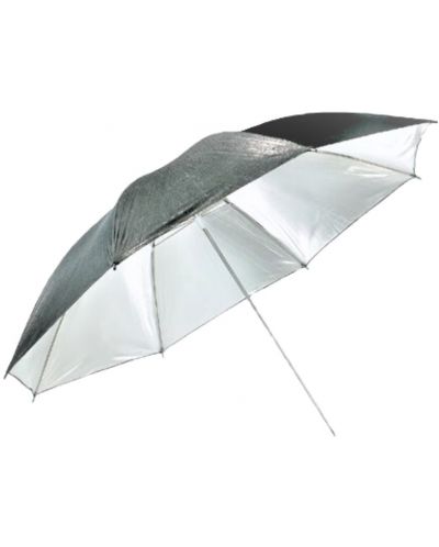 Umbrela reflectorizanta Visico - UB-003, 100cm, culoare argintiu - 1