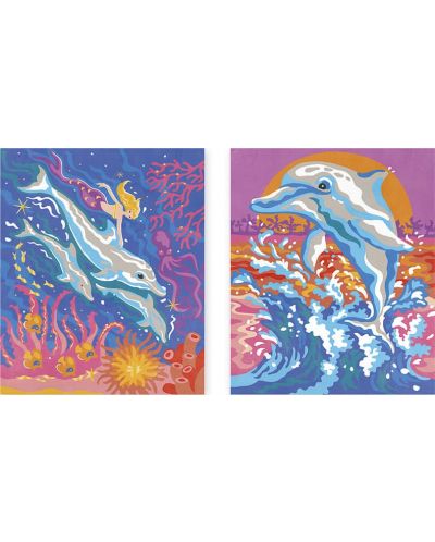 Culori dupa numere Janod - Delfinii - 4