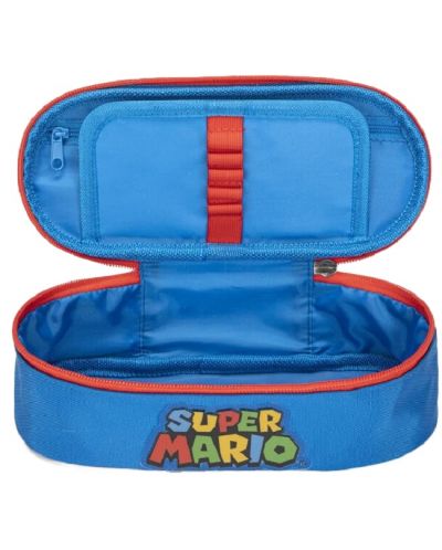 Panini Super Mario Oval School Bag - Albastru - 3