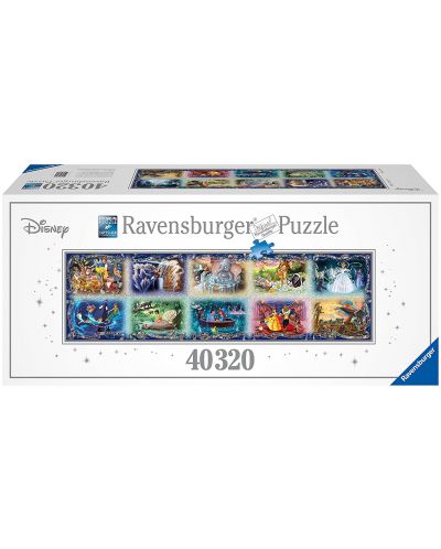 Puzzle panoramic Ravensburger de 40 320 piese - Momente Disney de neuitat - 1