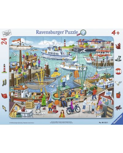 Puzzle Ravensburger de 24 piese -O zi in port - 2