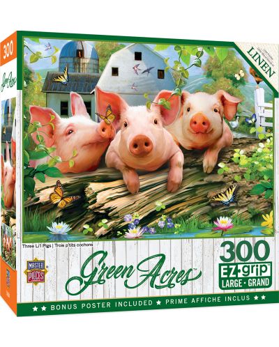   Puzzle Master Pieces de 300 XXL piese - Three Lil' Pigs - 1
