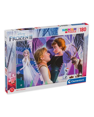 Puzzle Clementoni de 180 piese - Frozen - 1