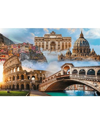 Puzzle Trefl de 1500 de piese - Locuri preferate: Italia - 2