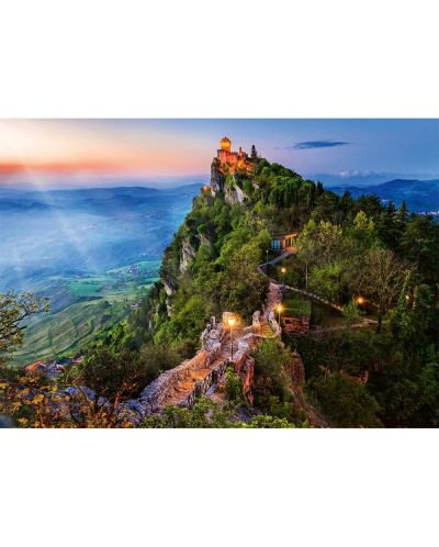 Puzzle Trefl din 1000 piese - Turnul Chesta, San Marino - 2