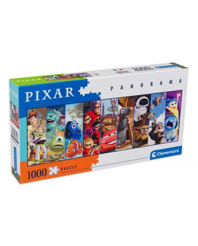 Puzzle panoramic Clementoni de 1000 piese - Disney Pixar - 1
