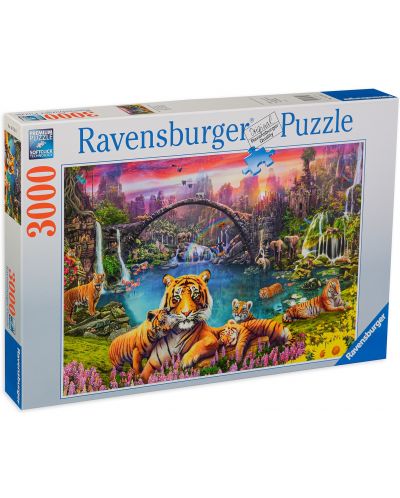 Puzzle Ravensburger de 3000 piese - Tiger Paradise - 1