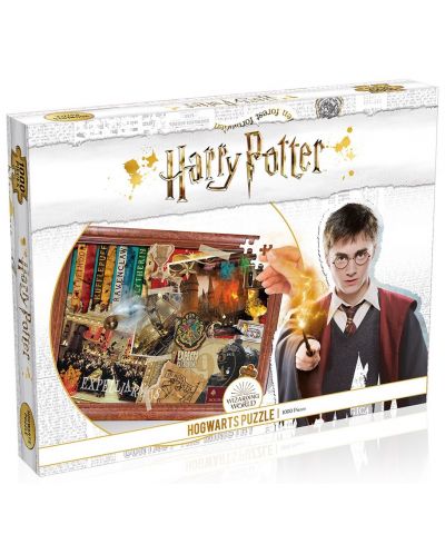 Puzzle Winning Moves de 1000 piese - Harry Potter Hogwarts - 1