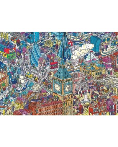 Puzzle Trefl de 1000 de piese - Călătorie în timp: Londra, Regatul Unit - 2