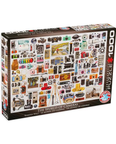 Puzzle Eurographics de 1000 piese -World of Cameras - 1