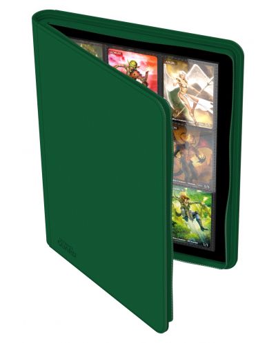 Ultimate Guard Zipfolio 18-Pocket XenoSkin Card Storage Folder - Verde (360 buc.) - 3