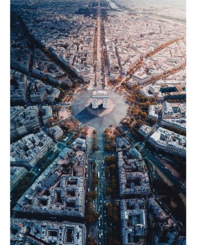Puzzle Ravensburger de 1000 piese - Paris de sus - 2