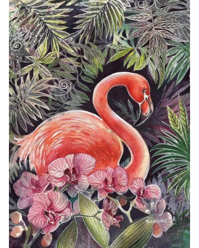 nozominnn♡ Puzzle Nova puzzle din 1000 piese - Flamingo | Ozone.ro
