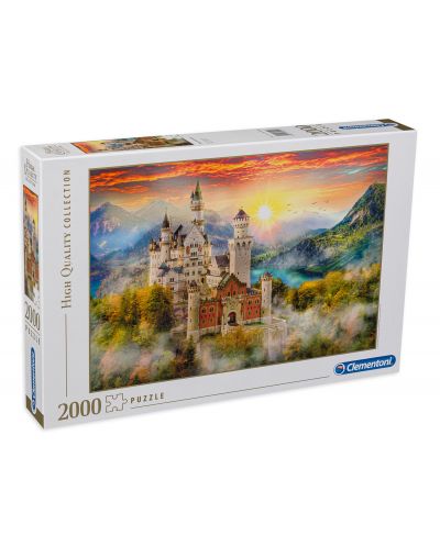 Puzzle Clementoni de 2000 piese - Castelul Neuschwanstein, Germania, Aimee Stewart - 1