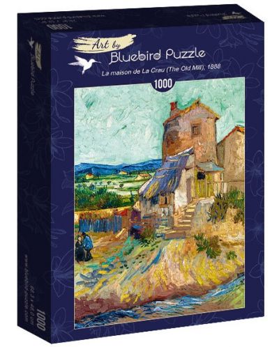Puzzle Bluebird de 1000 piese - La Maison de La Crau (The Old Mill), 1888 - 1