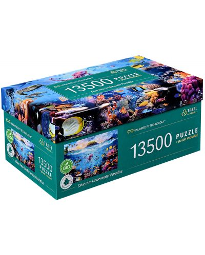 Puzzle Trefl din 13 500 de piese - Scufundări în paradisul