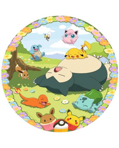 Puzzle de 500 de piese Ravensburger - Pokémon printre flori - 2