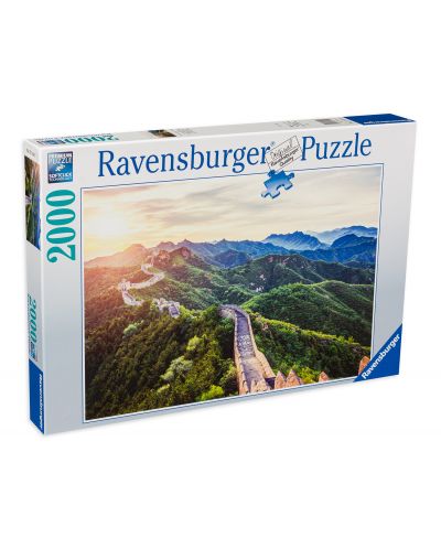 Puzzle Ravensburger din 2000 de piese - Zidul Chinezesc în lumina soarelui - 1