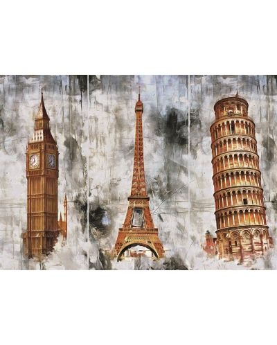 Puzzle Art Puzzle 1000 - Obiective turistice europene - 2