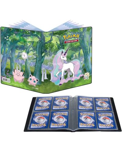 Mapă de stocare cărți Ultra Pro - 4-Pocket Portfolio, Pokemon TCG: Gallery Series - Enchanted Glade - 2