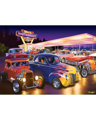 Puzzle Master Pieces de 1000 piese - Friday Night Hot Rods - 2