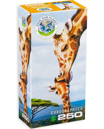 Puzzle Eurographics de 250 piese - Giraffes - 1